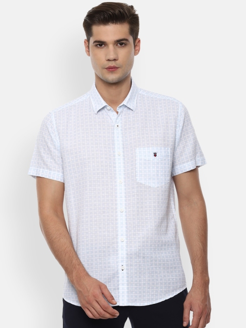 

Louis Philippe Sport Men Blue Slim Fit Printed Casual Shirt