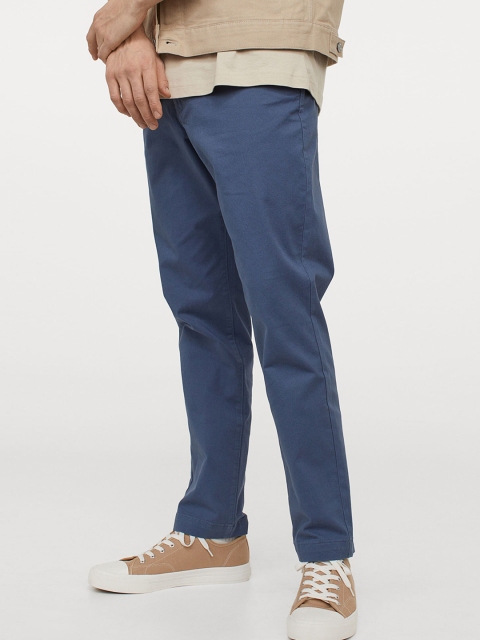 

H&M Men Blue Slim Fit Chinos