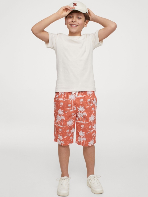 

H&M Boys Orange 2-Pack Cotton Shorts