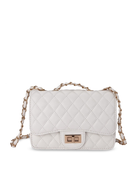 Ratans White Embellished Sling Bag