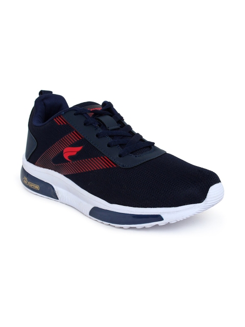 

Champs Men Navy Blue Mesh Running Shoes