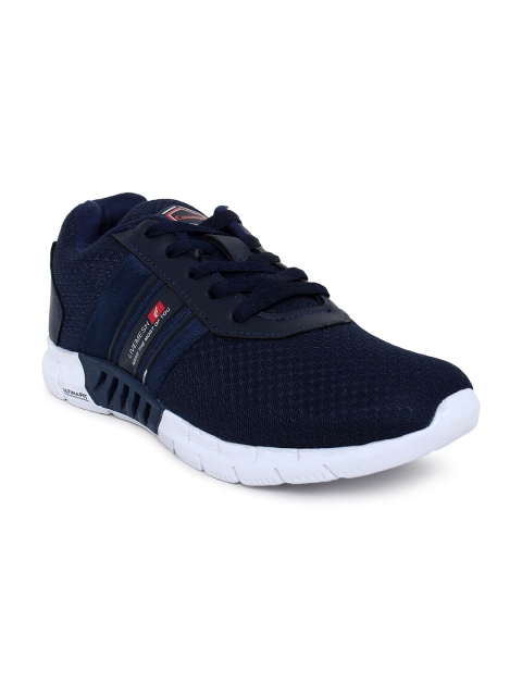 

Champs Men Navy Blue Mesh Running Shoes