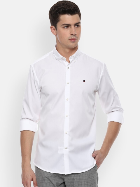 

Louis Philippe Sport Men White Slim Fit Solid Casual Shirt