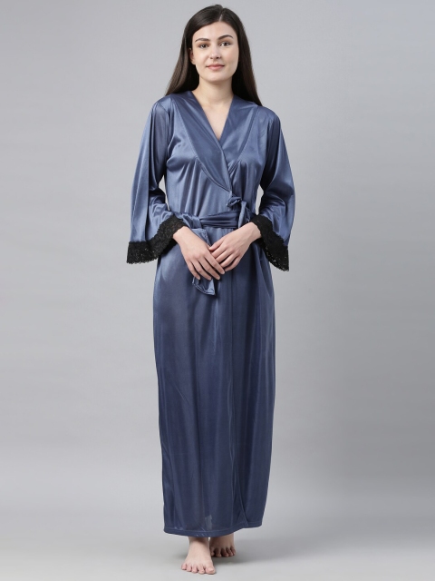 

Bailey sells Blue Solid Satin Nightdress
