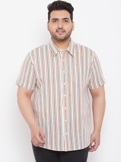 

bigbanana Men Multicoloured Regular Fit Striped Casual Shirt, Multi