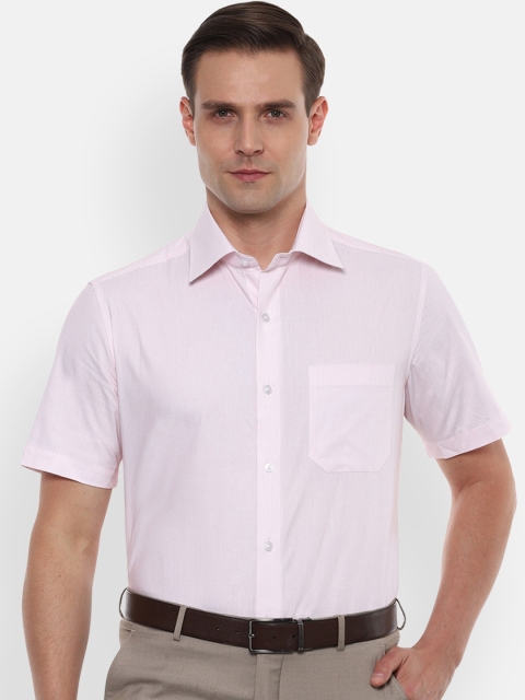 

Louis Philippe Men Pink Regular Fit Solid Casual Shirt