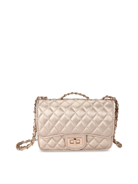 

Ratans Cream-Coloured Textured Sling Bag
