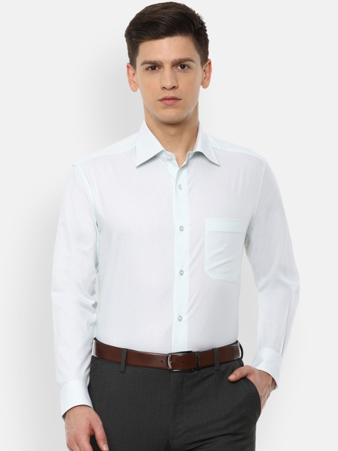 

Louis Philippe Men Blue Regular Fit Solid Casual Shirt