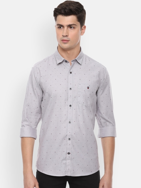 

Louis Philippe Sport Men Grey Slim Fit Printed Casual Shirt