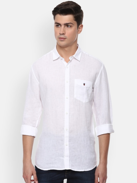 

Louis Philippe Sport Men White Slim Fit Solid Casual Shirt