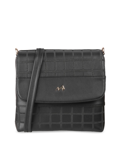 

Metro Black Textured Sling Bag