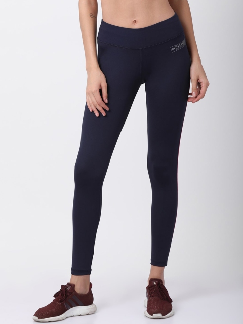 

GOLDSTROMS Women Navy Blue Solid Cropped Tights