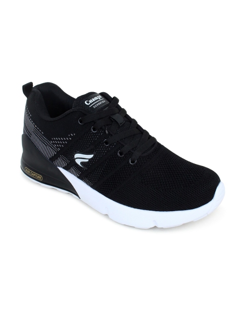 

Champs Men Black Mesh Running Shoes