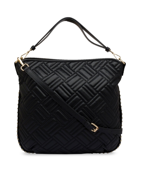 

Sole To Soul Black Textured Handheld Bag