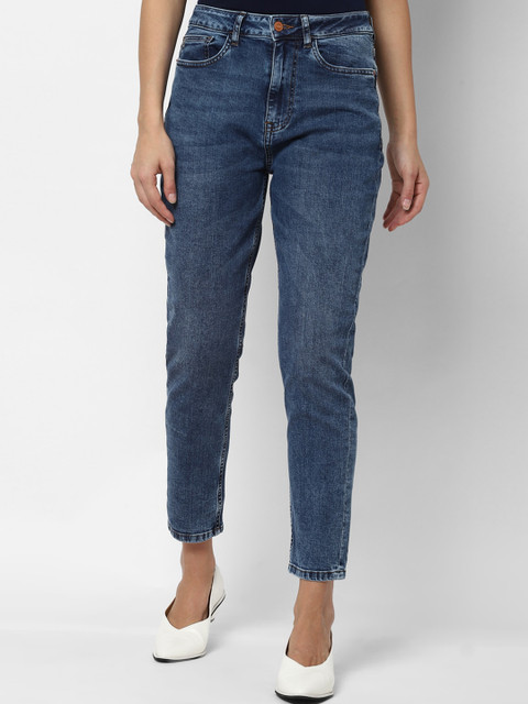 

Allen Solly Woman Women Navy Blue Skinny Fit Mid-Rise Clean Look Jeans
