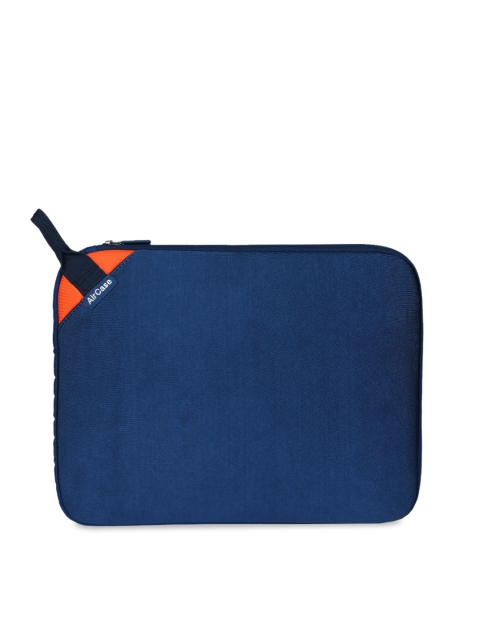 

AirCase Unisex Blue & Orange Solid Laptop Sleeve