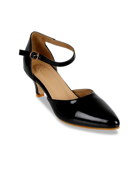 

SHUZ TOUCH Women Black Solid Pumps