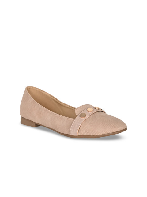 

GIRL EXCUSE Women Nude-Coloured Solid Ballerinas