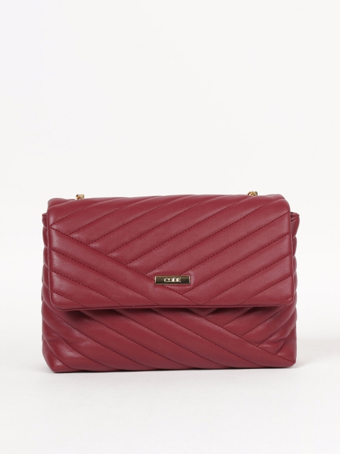 

CODE by Lifestyle Burgundy Solid Sling Bag