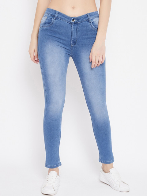 

Purple Feather Women Blue Skinny Fit Jeans