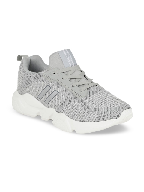 

North Star Men Grey Woven Design Sneakers Casual Shoes