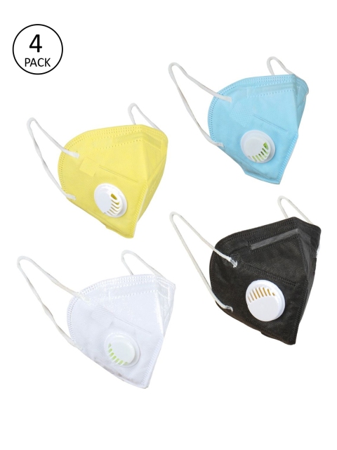 

OOMPH Pack Of 4 5-Ply Reusable Anti-Pollution KN95 Masks, White