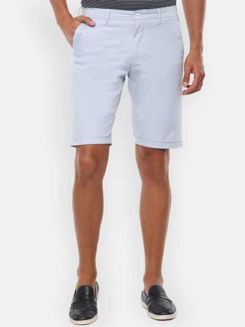 

Louis Philippe Sport Men Blue Solid Slim Fit Regular Shorts