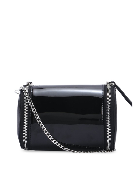 

FOREVER 21 Black Textured Sling Bag