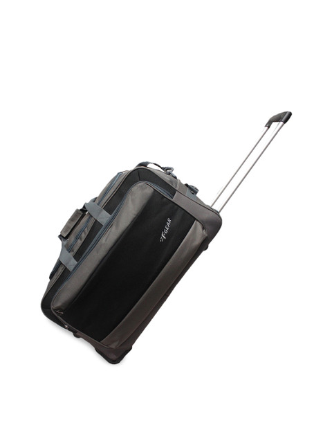 

F Gear Grey & Black Colourblocked Duffel Bag