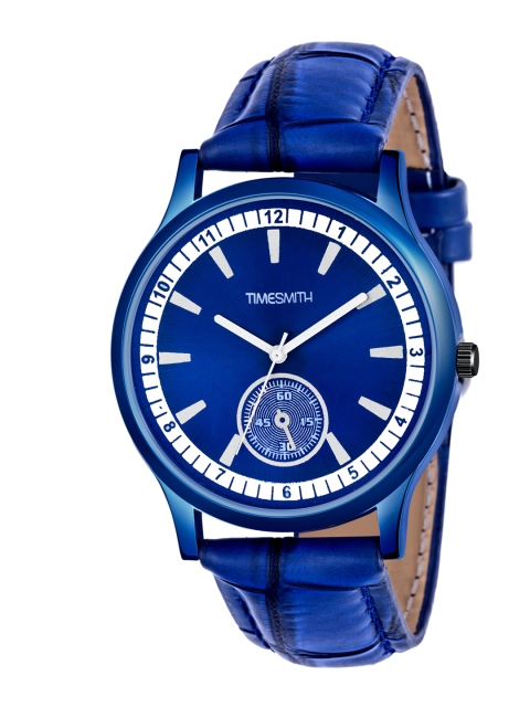

TIMESMITH Men Blue Leather Analogue Watch CTC-007