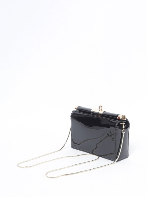 

CODE by Lifestyle Black Solid Sling Bag