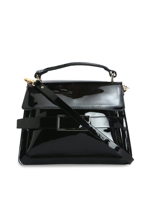 

FOREVER 21 Black Solid Satchel