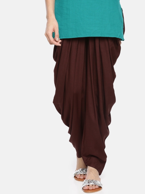 

GOLDSTROMS Women Maroon Solid Patiala