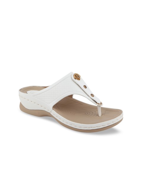 

CALZADO Women White Solid Heels