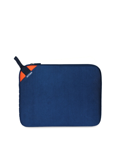 

AirCase Unisex Blue & Orange Solid Laptop Sleeve