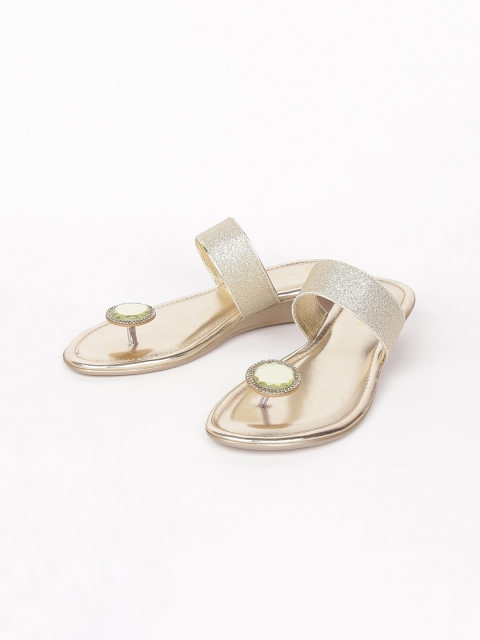 

Melange by Lifestyle Women Gold-Toned Solid Heels