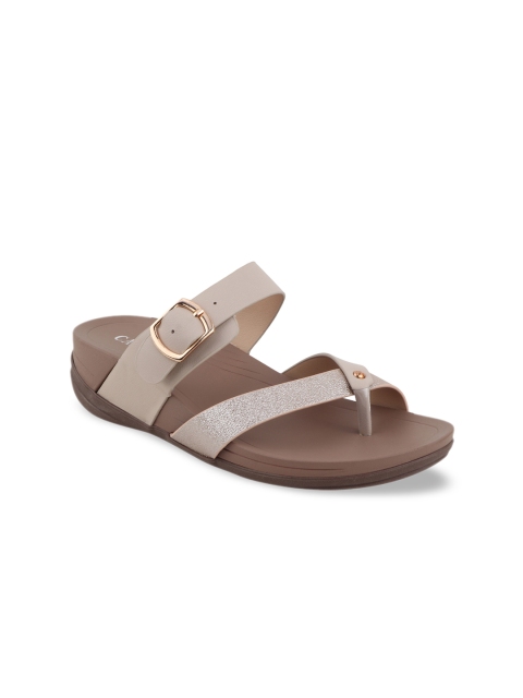 

CALZADO Women Beige Solid Sandals