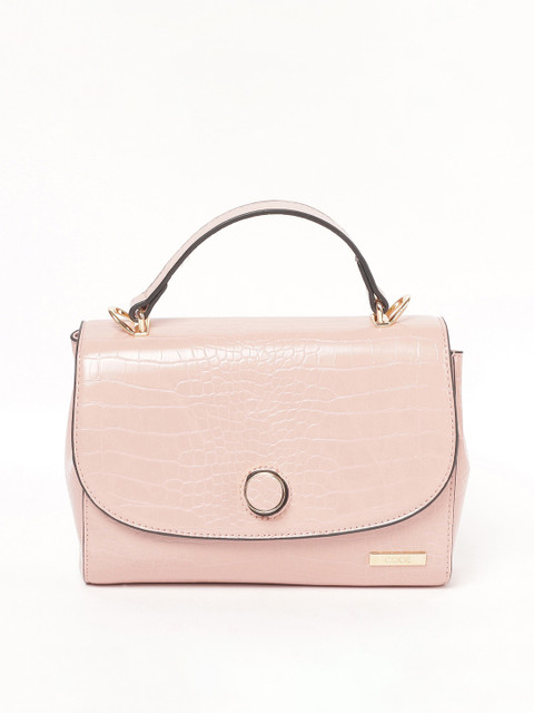 

CODE by Lifestyle Pink Textured Satchel
