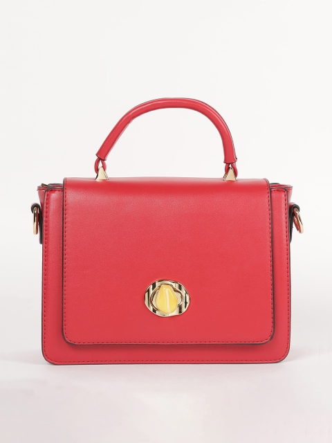 

CODE by Lifestyle Red Solid Satchel