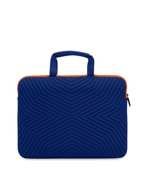 

Tizum Unisex Blue & Orange Textured Laptop Sleeve