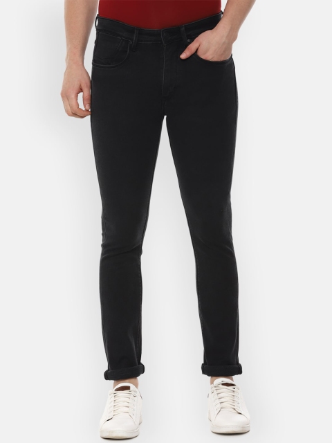 

Louis Philippe Jeans Men Black Slim Fit Mid-Rise Clean Look Jeans