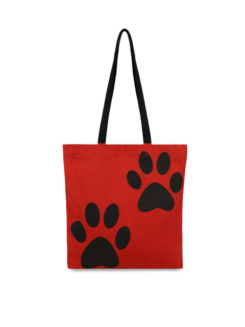 

Vivinkaa Red Printed Tote Bag