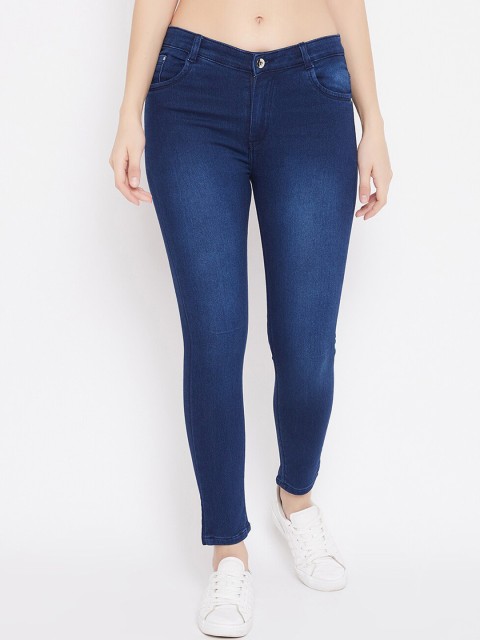 

Purple Feather Women Navy Blue Skinny Fit Jeans