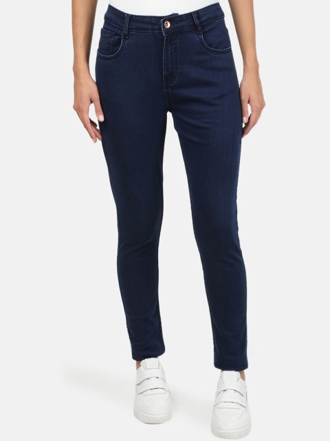 

Monte Carlo Women Blue Slim Fit Mid-Rise Clean Look Jeans