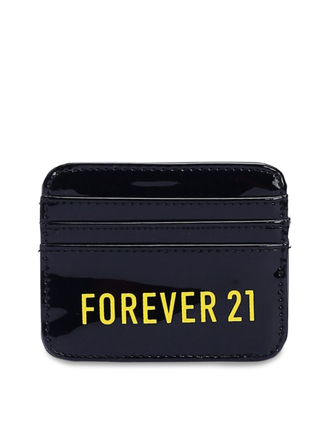 

FOREVER 21 Black Printed Mini Wallet