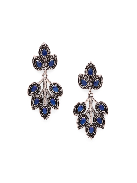 

Fabstreet Blue Teardrop Shaped Studs