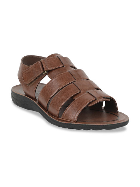 

Bata Men Tan Brown Comfort Sandals
