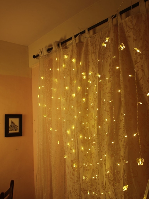 

TAYHAA Gold-Toned Solid Butterfly Shaped String Lights