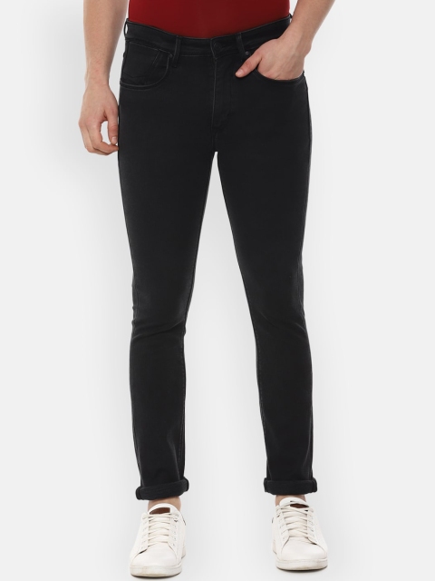 

Louis Philippe Jeans Men Black Slim Fit Mid-Rise Clean Look Jeans