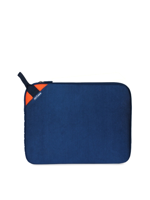 

AirCase Unisex Blue & Orange Solid Laptop Sleeve